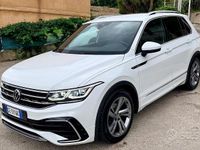 Usata VW Tiguan R-line Plus 150 CV (110 kW) 2021 Bianco SUV