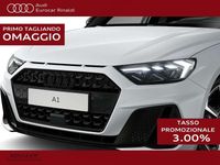 Nuova Audi A1 Sportback Comfort 150 CV (110 kW) 2025 Bianco ghiacciaio metallizzato nero mito Utilitaria