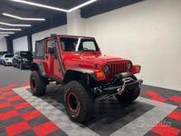 Usata Jeep Wrangler Rubicon 177 CV (130 kW) 2004 Rosso SUV