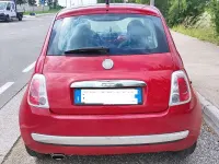 Usata Fiat 500 Lounge 69 CV (50 kW) 2010 Rosso Utilitaria