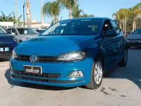 Usata VW Polo Trendline 65 CV (47 kW) 2018 Blu Utilitaria