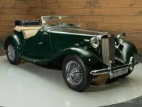 Usata MG TD 54 CV (39 kW) 1953 Verde Cabrio