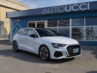 Usata Audi A3 S-Line 200 CV (147 kW) 2022 Bianco glacier Berlina