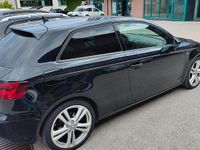 Usata Audi A3 S-Line 150 CV (110 kW) 2013 Nero