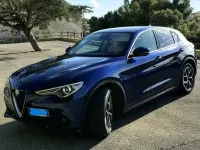 Usata Alfa Romeo Stelvio Executive 209 CV (153 kW) 2018 Blu/azzurro SUV