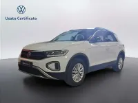 Usata VW T-Roc Life 150 CV (110 kW) 2023 Pure white nero SUV