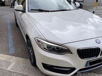 Usata BMW 218 Sport Line 150 CV (110 kW) 2017 Bianco Coupé