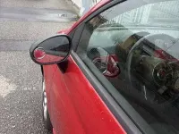 Usata Fiat 500 Pop 75 CV (55 kW) 2009 Rosso Cabrio