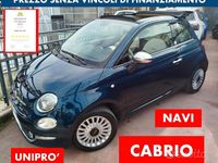 Usata Fiat 500C 85 CV (62 kW) 2018 Blu Cabrio