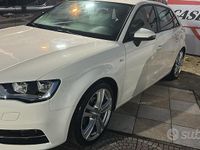 Usata Audi A3 S-Line 110 CV (80 kW) 2015 Bianco Berlina
