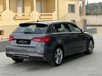 Usata Audi A3 S-Line 116 CV (85 kW) 2019 Grigio Berlina
