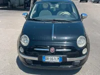 Usata Fiat 500 Lounge 75 CV (55 kW) 2008 Nero Cabrio