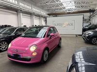 Usata Fiat 500 Lounge 69 CV (50 kW) 2009 Rosa Cabrio