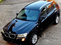 Usata BMW X3 Efficient Dynamics 184 CV (135 kW) 2012 Nero SUV