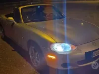 Usata Mazda MX5 110 CV (80 kW) 2002 Grigio Cabrio