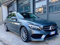 Usata Mercedes C220 AMG 170 CV (125 kW) 2016 Grigio Station wagon