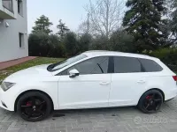 Usata Seat Leon 105 CV (77 kW) 2015 Bianco Station wagon