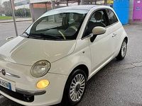 Usata Fiat 500 Lounge 69 CV (50 kW) 2008 Bianco Utilitaria