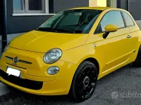 Usata Fiat 500 Sport 75 CV (55 kW) 2009 Giallo Cabrio