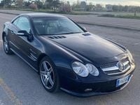 Usata Mercedes SL55 AMG 500 CV (367 kW) 2003 Blu Cabrio