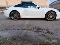 Usata Porsche 911 Carrera 4 Cabriolet 350 CV (257 kW) 2013 Bianco Cabrio
