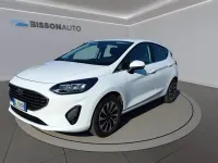 Second-hand Ford Fiesta Titanium 125 CP (91 kW) 2022 Alb Hatchback