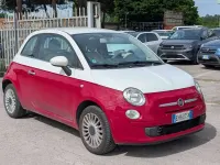 Usata Fiat 500 Lounge 69 CV (50 kW) 2011 Rosso Utilitaria
