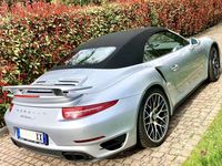 Usata Porsche 911 Turbo S Cabriolet 560 CV (411 kW) 2015 Argento Cabrio