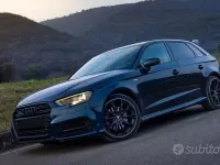 Usata Audi A3 S-Line 184 CV (135 kW) 2018 Bluazzurro Berlina