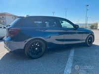 Usata BMW 118 Sport Line 143 CV (105 kW) 2012 Blu Utilitaria