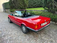 usata BMW 320 Cabriolet E30 i 85.000km 1988 rosso