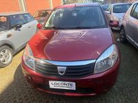 Usata Dacia Sandero Ambiance 75 CV (55 kW) 2009 Rosso Berlina