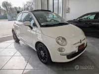 Usata Fiat 500C Rock 69 CV (50 kW) 2010 Bianco Cabrio