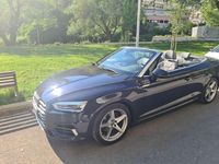 Usata Audi A5 Cabriolet Business 190 CV (139 kW) 2018 Blu/azzurro Cabrio