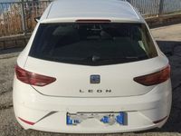 Usata Seat Leon 115 CV (84 kW) 2019 Bianco Berlina