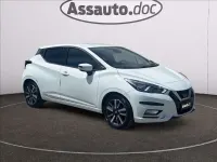 Usata Nissan Micra Acenta 92 CV (67 kW) 2018 Bianco pastello Utilitaria