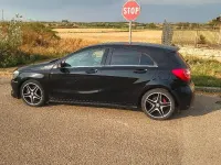 Usata Mercedes A180 AMG 110 CV (80 kW) 2014 Nero Utilitaria