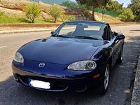 Usata Mazda MX5 116 CV (85 kW) 2003 Blu Cabrio