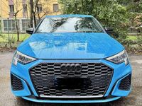 Usata Audi A3 S-Line 150 CV (110 kW) 2022 Blu/azzurro Berlina