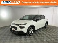 Usata Citroën C3 Feel 100 CV (73 kW) 2022 Bianco Utilitaria