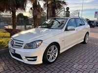 Usata Mercedes C250 Avantgarde 203 CV (149 kW) 2012 Bianco Station wagon