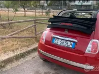 Usata Fiat 500 69 CV (50 kW) 2009 Rosso Cabrio
