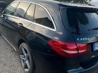 Usata Mercedes C220 AMG 170 CV (125 kW) 2016 Nero Berlina