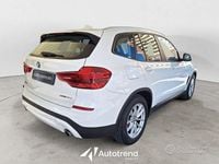 Usata BMW X3 Advantage 150 CV (110 kW) 2020 Bianco SUV