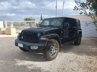 Usata Jeep Wrangler Unlimited Sahara 2022 Nero SUV