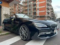 Usata BMW 640 Cabriolet M Sport 313 CV (230 kW) 2015 Nero Cabrio