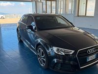 Usata Audi A3 S-Line 116 CV (85 kW) 2016 Nero Berlina