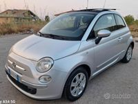 Usata Fiat 500 75 CV (55 kW) 2009 Grigio Utilitaria