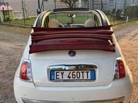 Usata Fiat 500 69 CV (50 kW) 2014 Bianco Cabrio
