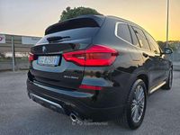 Usata BMW X3 Luxury Line 190 CV (139 kW) 2021 Nero SUV